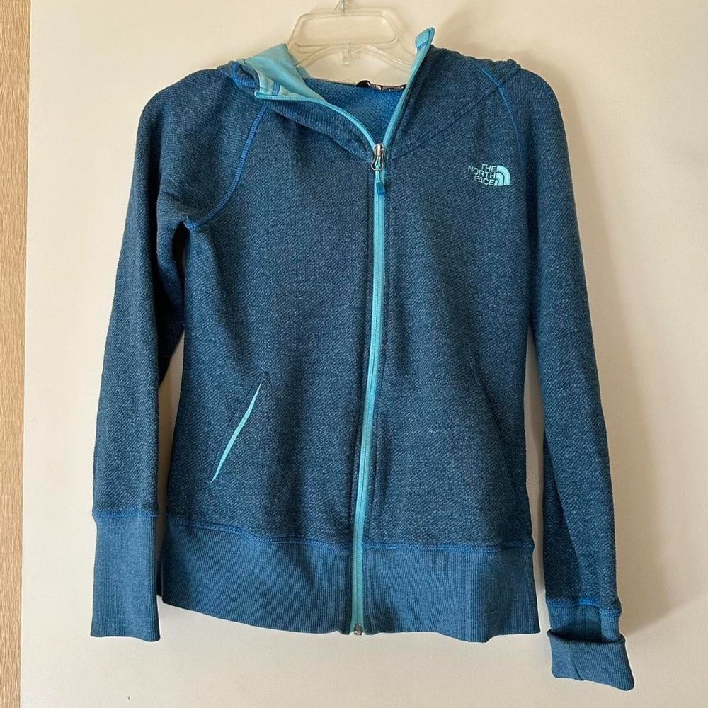 The North Face Full Zip Hoodie in Blue